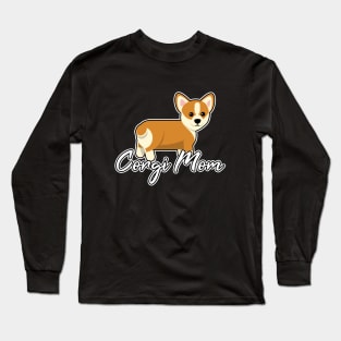 Corgi Mom Long Sleeve T-Shirt